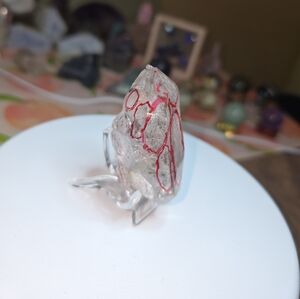 Herkimer diamond Enhydro Quartz With 9 Moving Water Inclusions
